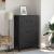Dulap industrial de depozitare, negru, 75x40x115 cm, metal GartenMobel Dekor