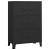 Dulap industrial de depozitare, negru, 75x40x115 cm, metal GartenMobel Dekor