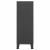 Dulap industrial de depozitare, antracit, 75x40x115 cm, metal GartenMobel Dekor