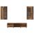 Set comodă TV cu sertar FLORIN 3 pcs Lemn vechi Lemn compozit GartenMobel Dekor