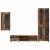 Set comodă TV cu sertar FLORIN 3 pcs Lemn vechi Lemn compozit GartenMobel Dekor