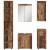 Set de mobilier pentru baie TULUM 5 pcs Lemn vechi GartenMobel Dekor