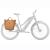 Geanta Thule Chasm Tote for bike, compatibila cu panoul Thule InLock, 25L, Dusted Orange