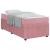 Cadru de pat cu saltea Roz 80 x 200 cm țesătură GartenMobel Dekor