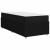 Cadru de pat cu saltea Negru 90 x 190 cm țesătură GartenMobel Dekor