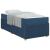Cadru de pat cu saltea albastru 90 x 190 cm țesătură GartenMobel Dekor