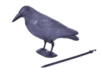 Sperietoare păsări tip corb negru, decor protectiv pentru grădină, 38 cm