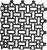 Grilă pentru înierbare GardenPUZZLE II 500x500x40 mm, neagră, UV