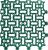 Grilă pentru gazon GardenPUZZLE II verde UV 500x500x40 mm