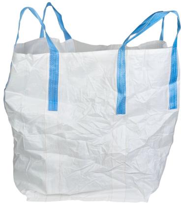 Sac Big Bag din PP 90x90x120 cm, 4 bride, baza plana, max. 1000 kg