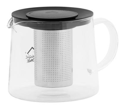 Ceainic din sticla borosilicata 1,5 L cu infuzor inox MagicHome