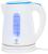 Fierbator electric MagicHome Adira 1,8 L, 2200 W, alb-albastru
