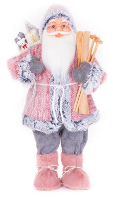 Decorațiune de Crăciun Moș Crăciun MagicHome, textilă, 46 cm