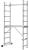 Schela din aluminiu cu platforma Strend Pro 2x8, 3in1, 150 kg