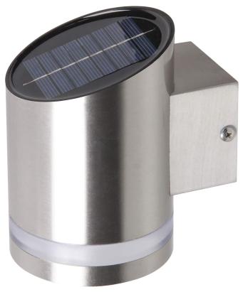 Lampă solară LED Strend Pro Garden pentru perete sau gard, inox, 9x12x14 cm