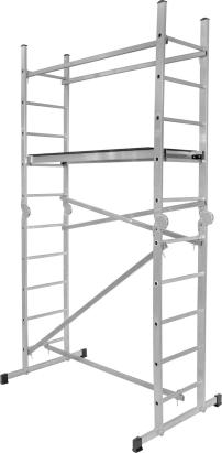 Schelă din aluminiu cu platformă Strend Pro IKAR 3 în 1, 2x5, 400 cm
