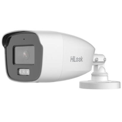 Camera de supraveghere pentru exterior Hikvision HiLook, 3K 5MP, Iluminare duala 40m, Microfon, IP66 - THC-B257-LMS