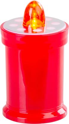 Candelă LED pentru mormânt MagicHome roșie, 11 cm, cu baterii incluse