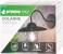 Lampa solara de perete Strend Pro Garden LED pentru gradina, 23,5x18x20 cm