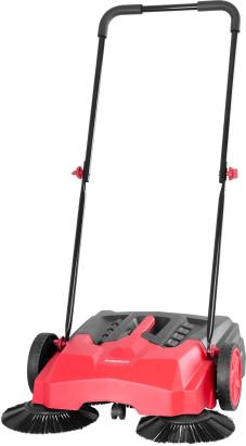 Mătură mecanică Worcraft HPS-650 pentru curte și terasă, 22 L