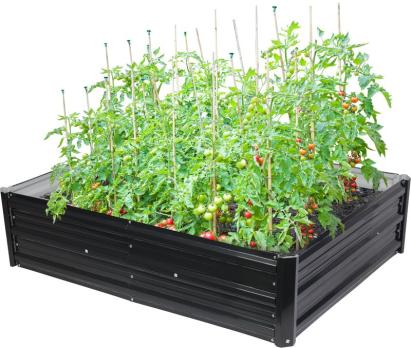 Strat inaltat metalic Strend Pro Garden 3D, 120x90x30 cm