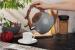 Ceainic cu fluier MagicHome 2,5 L, gri, aspect lemn, inox