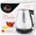 Fierbator electric MagicHome Madira 1,7 L cu termometru, 2200 W