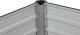 Strat înălțat metalic Strend Pro Garden 80x160x77 cm, extra rezistent