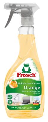 Spray Frosch pentru suprafețe lucioase, multifuncțional, portocală, 500 ml