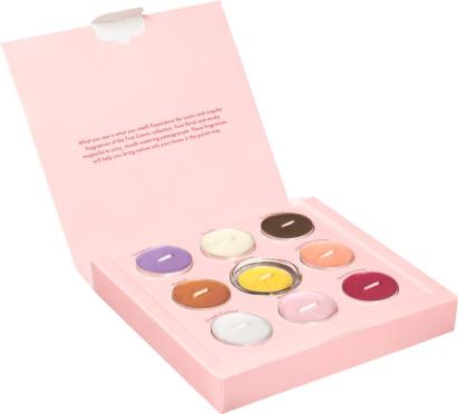 Set lumânări parfumate Bolsius în pahar, 9 arome de Crăciun