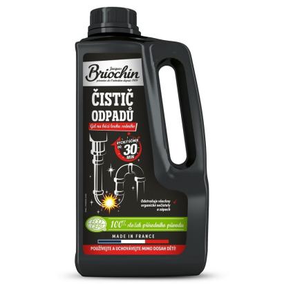 Soluție pentru desfundat țevi Briochin, acțiune rapidă, 900 ml