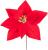 Floare decorativă de Crăciun Poinsettia roșie MagicHome 21 cm