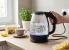 Fierbător electric MagicHome Mira din sticlă, 1,7 L, cu LED
