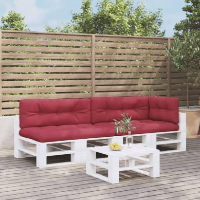 Perne de paleți, 5 buc., roșu vin, material textil GartenMobel Dekor