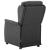 Fotoliu recliner Gri închis 66.5 x 94 x 101.5 cm Poliester GartenMobel Dekor