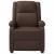 Fotoliu rabatabil, maro, piele ecologică GartenMobel Dekor
