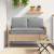 Set de perne 3 pcs Gri Material Oxford GartenMobel Dekor