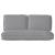 Set de perne 3 pcs Gri Material Oxford GartenMobel Dekor