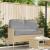Set de perne 3 pcs Gri Material Oxford GartenMobel Dekor