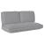 Set de perne 3 pcs Gri Material Oxford GartenMobel Dekor