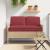 Set de perne 3 pcs Roșu Vin Material Oxford GartenMobel Dekor