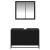 Set de mobilier pentru baie 2 pcs Stejar Negru Lemn compozit GartenMobel Dekor