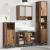 Set de mobilier pentru baie 3 pcs Lemn Vechi Lemn compozit GartenMobel Dekor