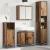 Set de mobilier pentru baie 3 pcs Lemn Vechi Lemn compozit GartenMobel Dekor