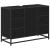 Set de mobilier pentru baie 3 pcs Stejar Negru Lemn compozit GartenMobel Dekor