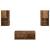 Dulapuri pentru TV Pe perete 4 pcs Lemn Vechi Lemn compozit GartenMobel Dekor