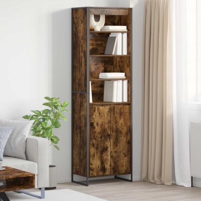 Dulapuri Înalte Stejar fumuriu 60 x 36 x 200 cm Lemn compozit GartenMobel Dekor