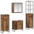 Set de mobilier pentru baie cu sertar Lemn vechi Lemn compozit GartenMobel Dekor