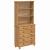 Hutch ASKIM Ceară de Miere 91 x 40 x 200,5 cm Lemn de pin masiv GartenMobel Dekor
