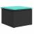 Set de canapele pentru grădină cu pernă 6 pcs Negru poliratan GartenMobel Dekor